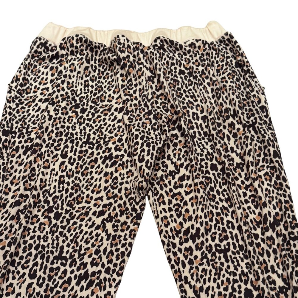 NWOT Jordann Jammies Leopard Animal Print Hooded Lounge Set XL - Picture 9 of 13